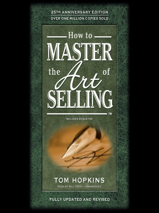 Title details for How to Master the Art of Selling by Tom Hopkins - Wait list